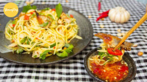 Cách làm gỏi xoài khô cá lóc